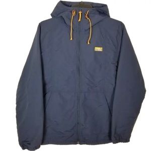 L.L. Bean XL Men Mountain Classic Full-Zip Jacket Navy Blue Hooded Insulated